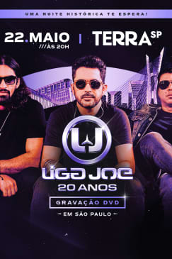 Show Gravação do DVD Liga Joe 20 Anos no Terra SP