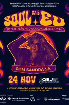 Soul Mais Eu - Exaltação ao Dia da Consciência Negra com a OSJ Chiquinha Gonzaga e Sandra Sá