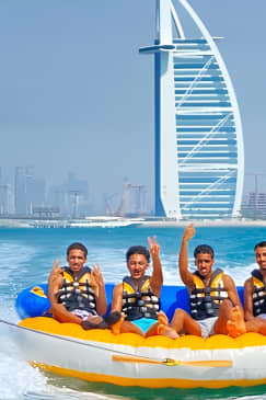 Private 60-min Group Tubing on Speedboat in Dubai