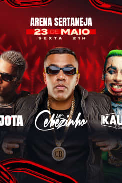 Show do MC Cebezinho, CJota e MC Kauan no Arena Sertaneja