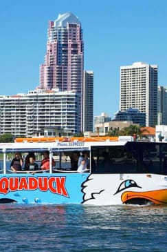 Aquaduck Gold Coast 1 hour City and River Tour