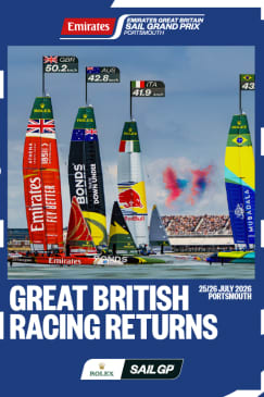 Emirates Great Britain Sail Grand Prix | Portsmouth 2026 - Single Day Tickets