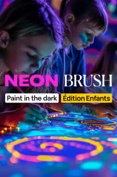 Neon Brush Kids : Une expérience artistique en famille
