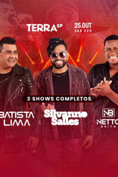 Show do Batista Lima, Silvanno Salles e Netto Brito no Terra SP