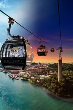Singapore: Sentosa Cable Car Sky Pass Ticket