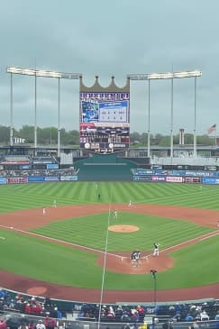 Kansas City Royals Baseball Game Ticket at Kauffman Stadium