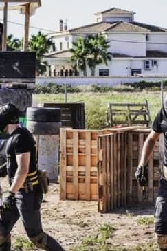 Partida de airsoft en Alicante