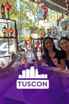 Mosaic Art Classes Tucson: Turkish Lamp Workshop