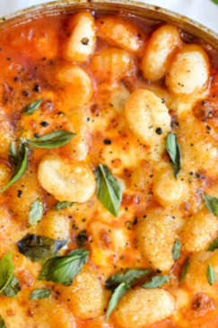 Handmade Gnocchi with Classic Tomato Sauce in Sacramento