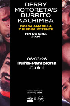 Derby Motoreta's Burrito Kachimba en Zentral, Pamplona 2026