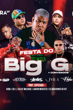 Festa do Big G + Convidados no Terra SP