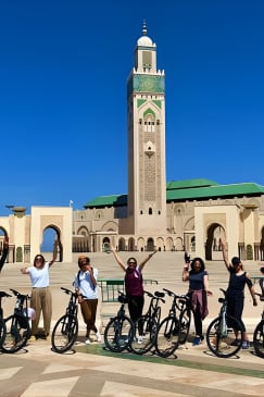 13 Km Bike Tour in Lively Casablanca