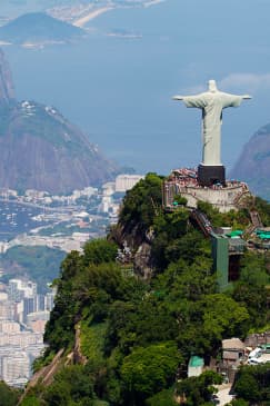 Cristo Redentor sem filas pelo Trem do Corcovado