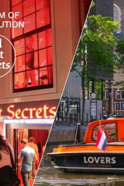 Amsterdam: Red Light Secrets Museum + Kanalrundfahrt