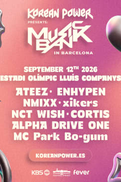 Korean Power presents: Music Bank World Tour Barcelona 2026 en Estadi Olímpic