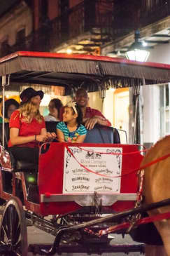 French Quarter Ghost Tour by Mule Drawn Carriage