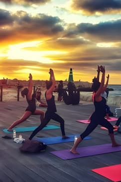 Sunset Yoga and Meditation in Tel Aviv