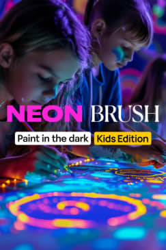 Neon Brush Kids: A Family-Friendly Art Experience