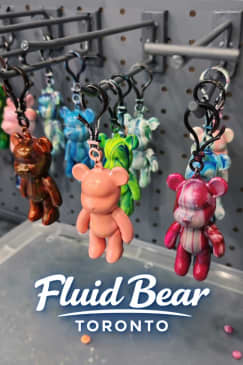 Fluid Bear Art Experience – Create a Drip Paint Teddy in Toronto