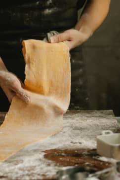 Fresh Handmade Pasta: Fettuccine and Pesto in Seattle