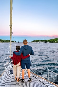 JFarwell Sunset Wine and Cheese Yacht Sailing