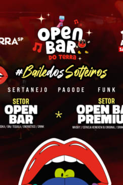Show Baile dos Solteiros: Open Bar 6.0 no Terra SP