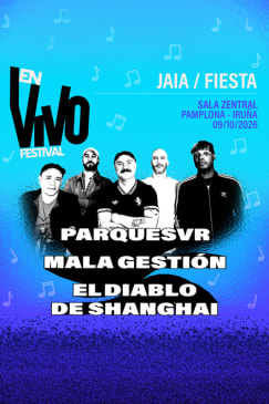 Parquesvr + Mala Gestión + El Diablo de Shanghai (fiesta presentación EN VIVO 2027), Pamplona 2026
