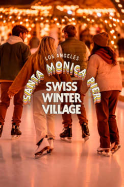 Swiss Winter Village Santa Monica Pier
