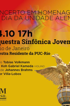Orquestra Sinfônica Jovem do Rio de Janeiro – Concerto em Homenagem ao Dia da Unidade Alemã