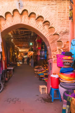 Marrakech : Visite guidée à pied des souks de la médina