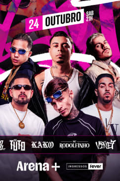 Show do MC Joãozinho VT, MC Tuto, Kako, MC Rodolfinho, MC Vine e MC Lekão no Arena +