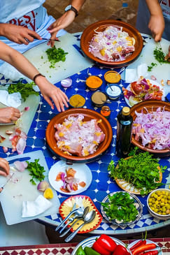 Visite de Marrakech : Cours de cuisine Tajine