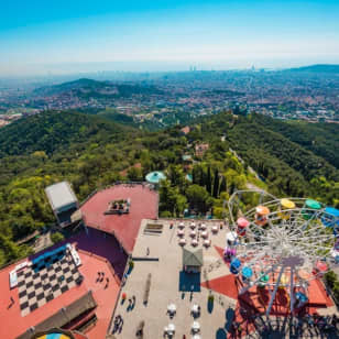 Área Panorámica del Tibidabo: Entrada + Cuca de Llum y Acceso TibiBus