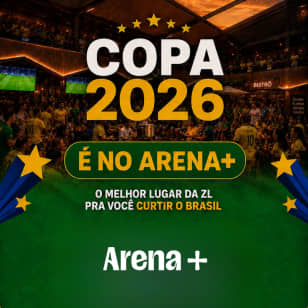 Jogos do Brasil - Copa 2026 no Arena +