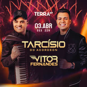Show do Tarcísio do Acordeon e Vitor Fernandes no Terra SP