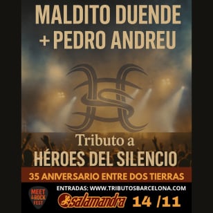 Tributo a Héroes del Silencio con Maldito duende + Gonzalo Valdivia a la guitarra