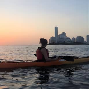 Sunset Cartagena In Kayak