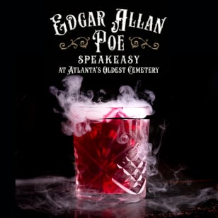 Edgar Allan Poe Speakeasy en el Cementerio de Oakland - Atlanta, GA