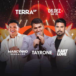 Show do Tayrone, Kart Love e Marcynho Sensação no Terra SP