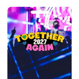 Together Again Festival 2027 — July 23 - 25 - Gift Card