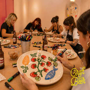 Table setting with Style: Design Your Own Dish with Unlimited Beer at Malasaña