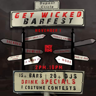 Dupont Circle Halloween Bar Fest 2025