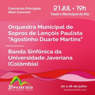 21º  Conferência Internacional da WASBE RIO 2026.