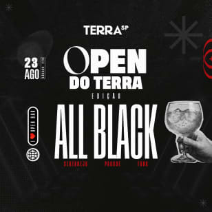 Open Bar do Terra SP - Edição All Black