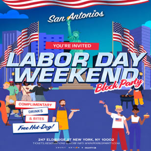 Labor Day Block Party en San Antonios NYC