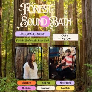 Escape City Stress: Forest Sound Bath & Self-Care Ritual