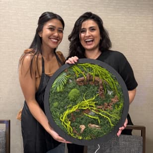 MossGlow Art Workshop: Create Your Own Glowing Preserved Moss Wall Art