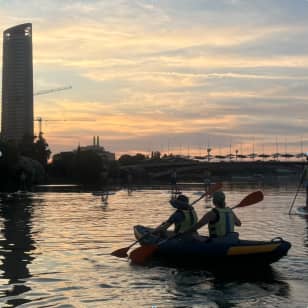 Atardecer en Kayak
