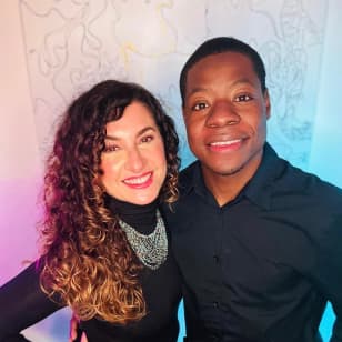 ﻿Sandra Ortega and Andy Graham in Concert