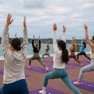 Rooftop Pilates Flow no Hyatt Regency Lisboa